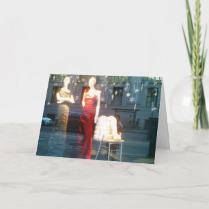 **MANNEQUIN CHRISTMAS** PARTY GALS HOLIDAY CARD