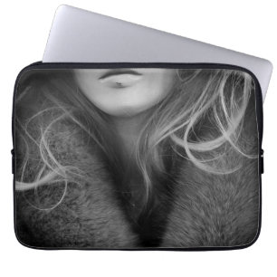 Mannequin in Black and White Laptop Sleeve