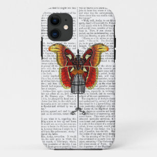 Mannequin Red And Yellow Butterfly iPhone 11 Case