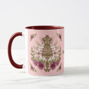 Mannequin Roses mug