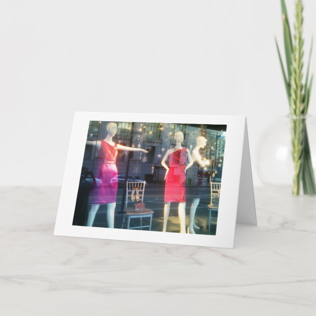 MANNEQUINS LIKE TO PARTY TOO HOLIDAY CARD (Front)