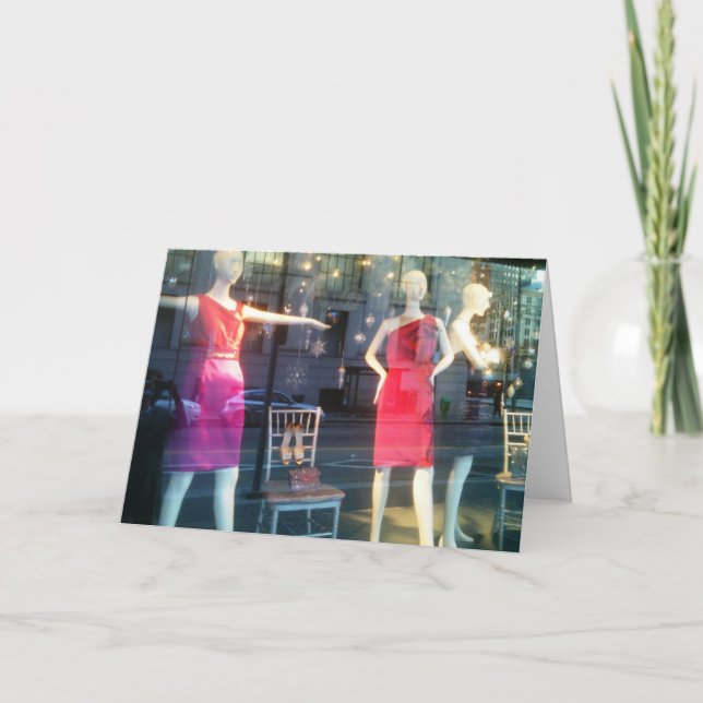 MANNEQUINS LIKE TO PARTY TOO HOLIDAY CARD (Front)