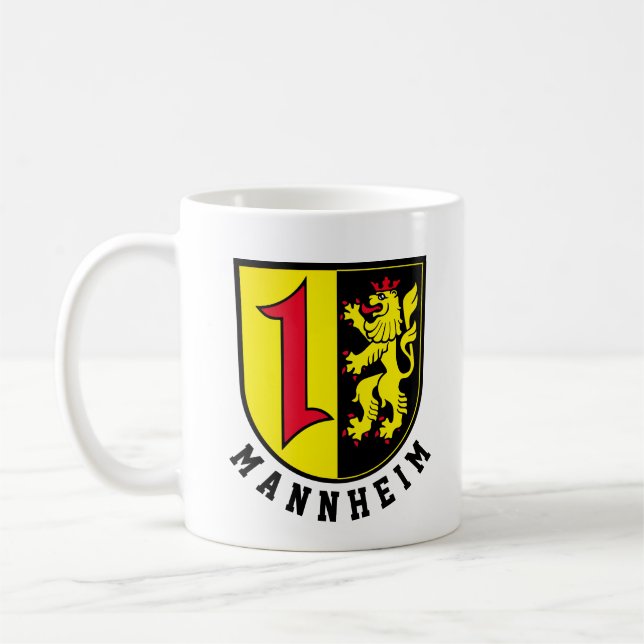 Mannheim coat of Arms Coffee Mug (Left)
