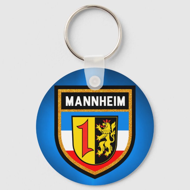 Mannheim Flag Key Ring (Front)