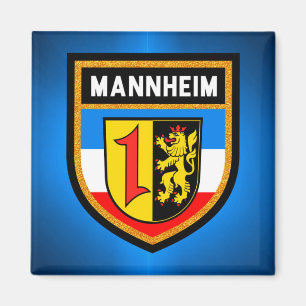 Mannheim Flag Magnet