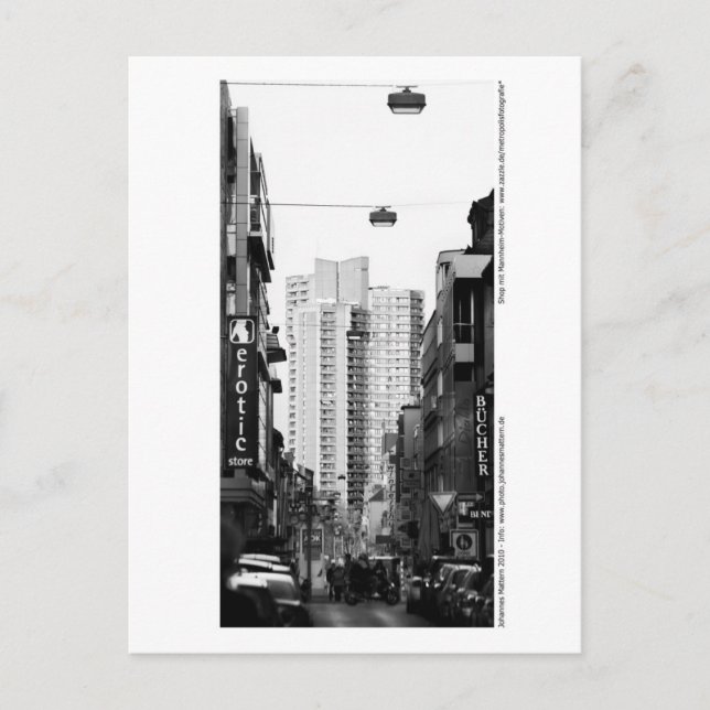 Mannheim - In den Quadraten Postcard (Front)