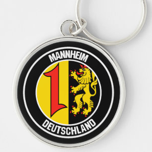 Mannheim Round Emblem Key Ring