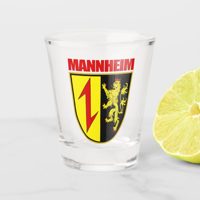Mannheim Shot Glass (Front)