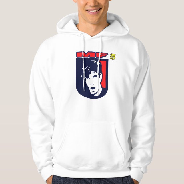 Manning Face FFC Helmet (You add text) Hoodie (Front)