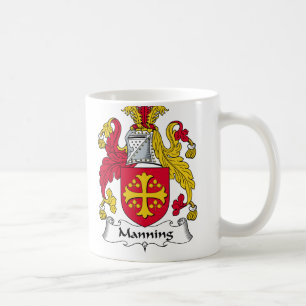 Manning Family Crest Coffee Mug