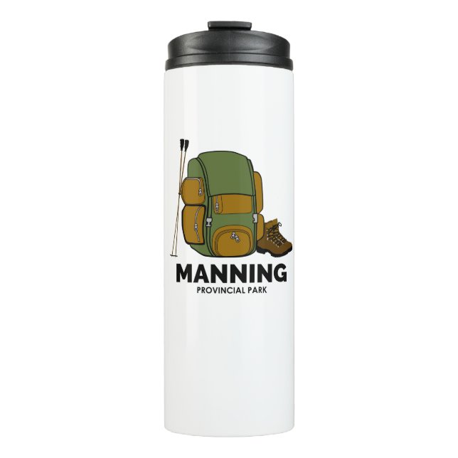 Manning Provincial Park Backpack Thermal Tumbler (Front)