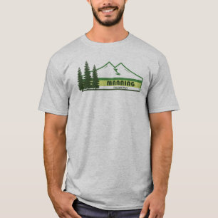 Manning Provincial Park Green Stripes T-Shirt