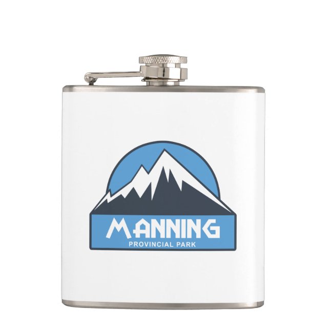 Manning Provincial Park Hip Flask (Front)