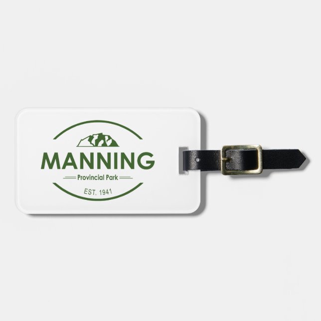 Manning Provincial Park Luggage Tag (Front Horizontal)