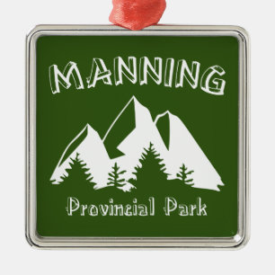 Manning Provincial Park Metal Ornament