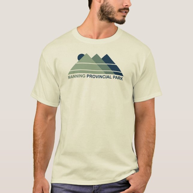 Manning Provincial Park Mountain Sun T-Shirt (Front)