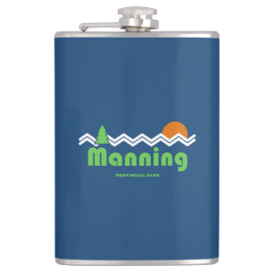 Manning Provincial Park Retro Hip Flask