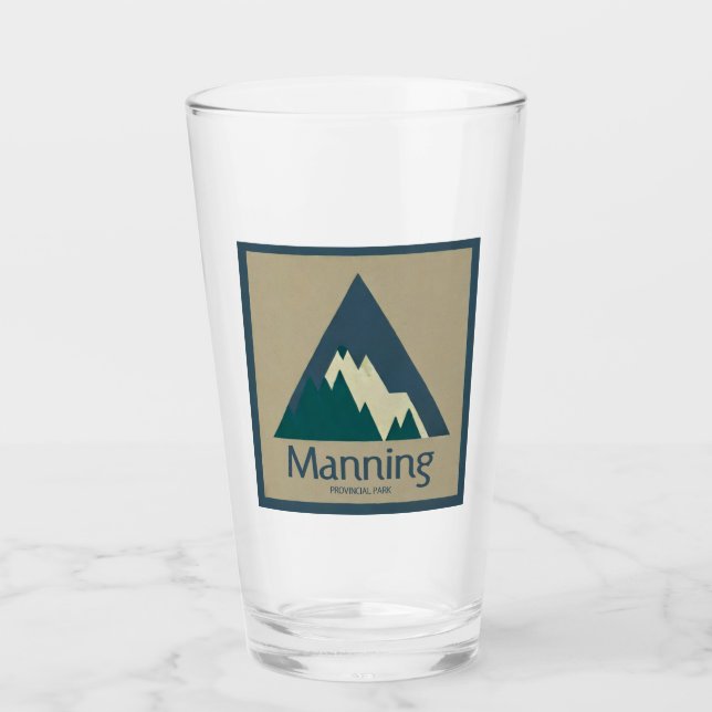Manning Provincial Park Rustic Glass (Front)