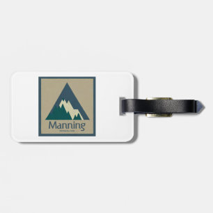 Manning Provincial Park Rustic Luggage Tag