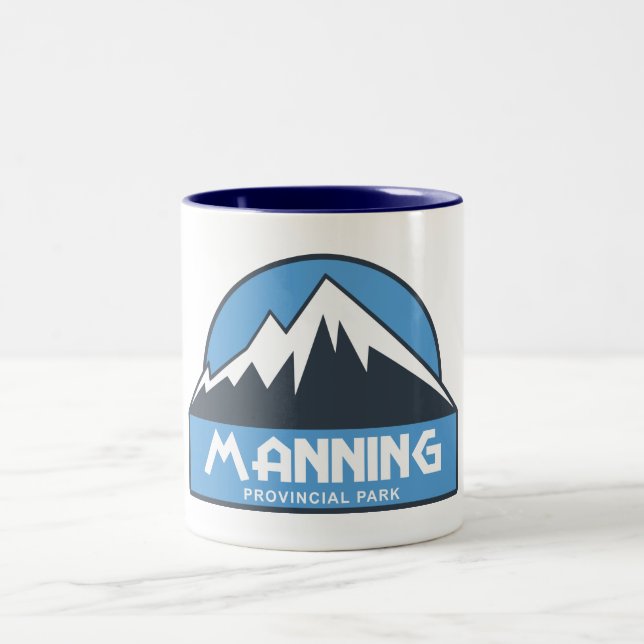 Manning Provincial Park Two-Tone Coffee Mug (Center)