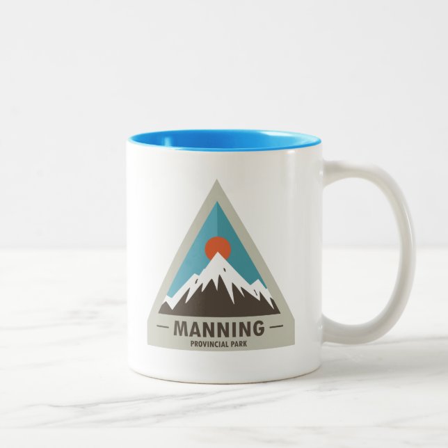 Manning Provincial Park Two-Tone Coffee Mug (Right)