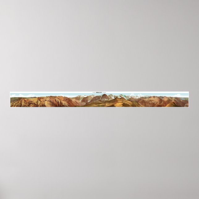 MANNLICHEN Swiss Alps 360° Panorama Poster (Front)