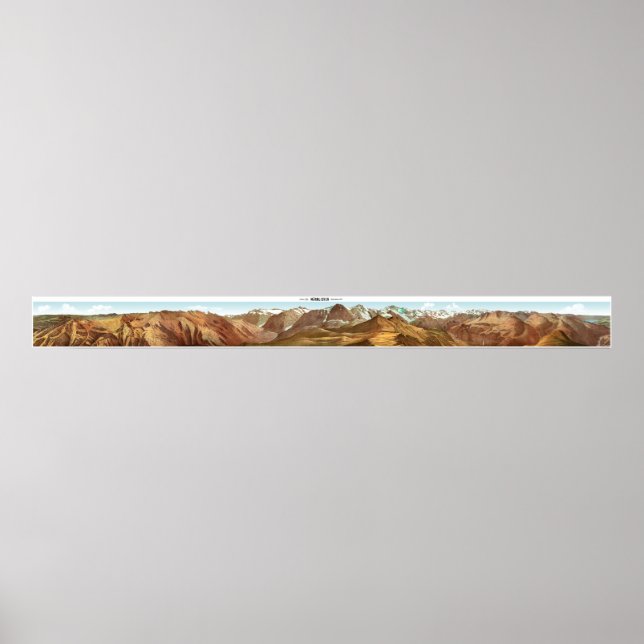 MANNLICHEN Swiss Alps Panorama 360° poster (Front)