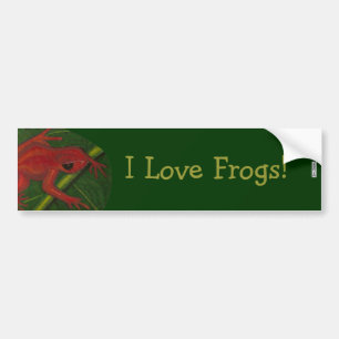 Manny The Mantella (Frog) Bumper Sticker