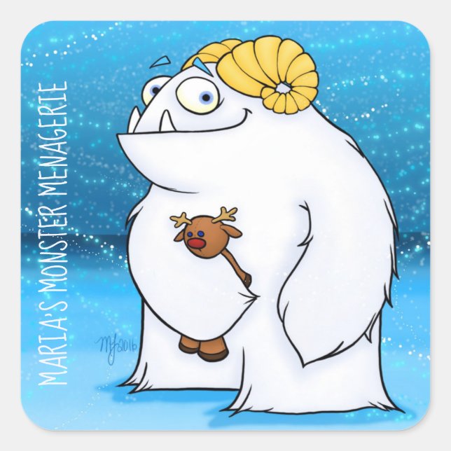 Manny Yeti, sticker (Front)