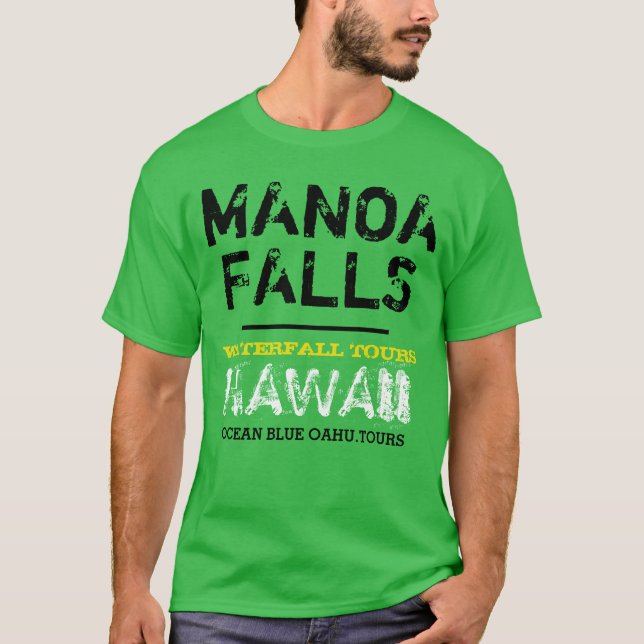 MANOA VALLEY WATERFALLS TOUR T-Shirt (Front)
