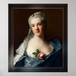 Manon Balletti by Jean-Marc Nattier Poster