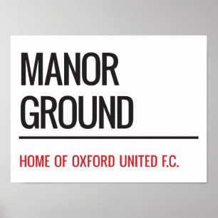 Manor Ground Stadium Street Sign