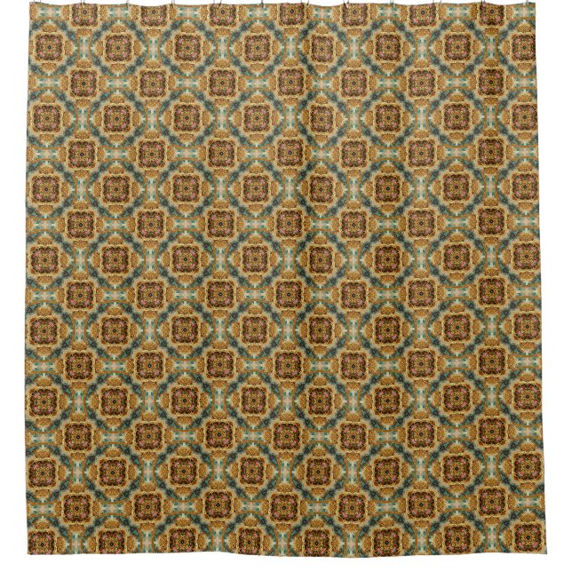 Manor Medallions Shower Curtain (Front)