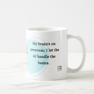 #ManoSays - Witty Line on AI Use - Coffee Mug