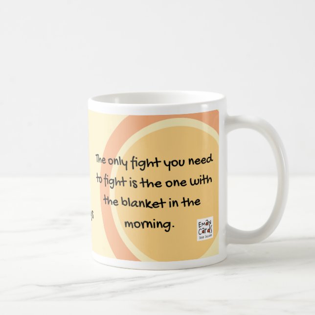 #ManoSays - Witty Line on Early Rising - Coffee Mug (Right)