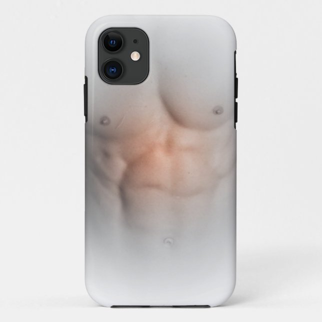 Man's Abs Case-Mate iPhone Case (Back)