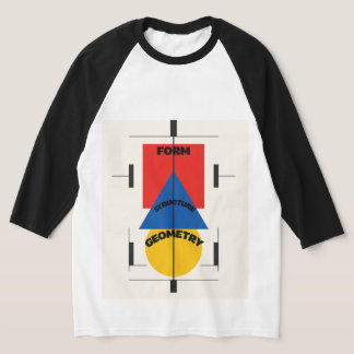 Man's Bauhaus Design 3/4 T-shirt