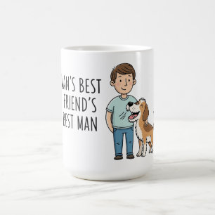 Man's Best Friend's Best Man Father's Day Coffee Mug