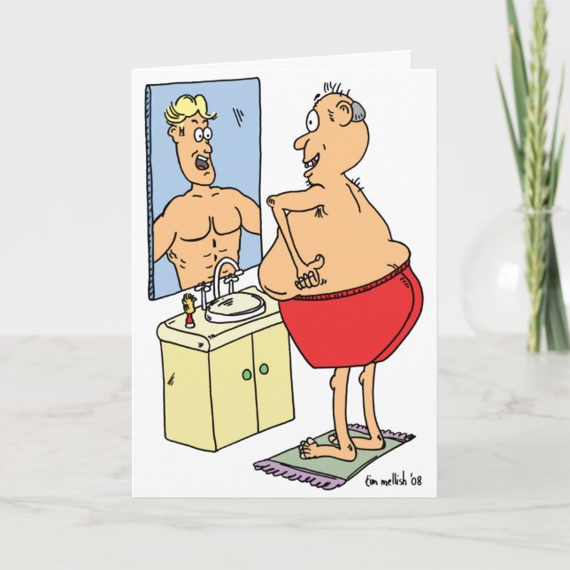 man's birthday card (Front)