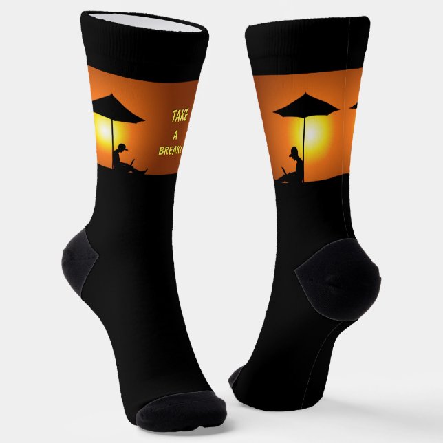 Man's Face Socks (Angled)