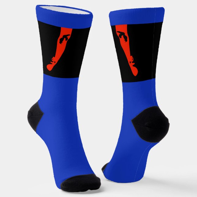 Man's Face Socks (Angled)