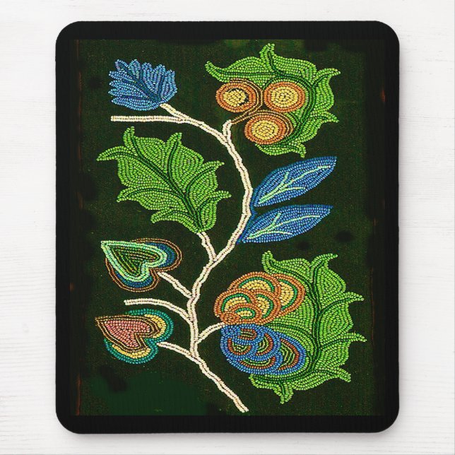 Man's Leggings Native American Fine Art Mouse Pad (Front)