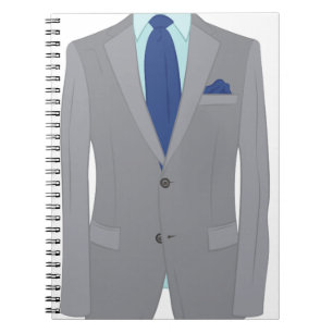 Mans Suit Notebook