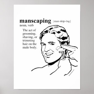 MANSCAPING POSTER