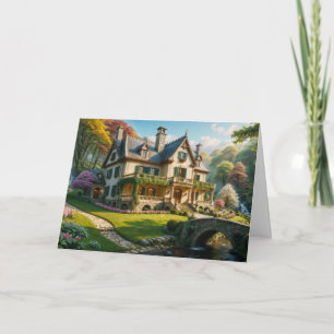 Mansion of the Perfect Captured Moment Holiday Card