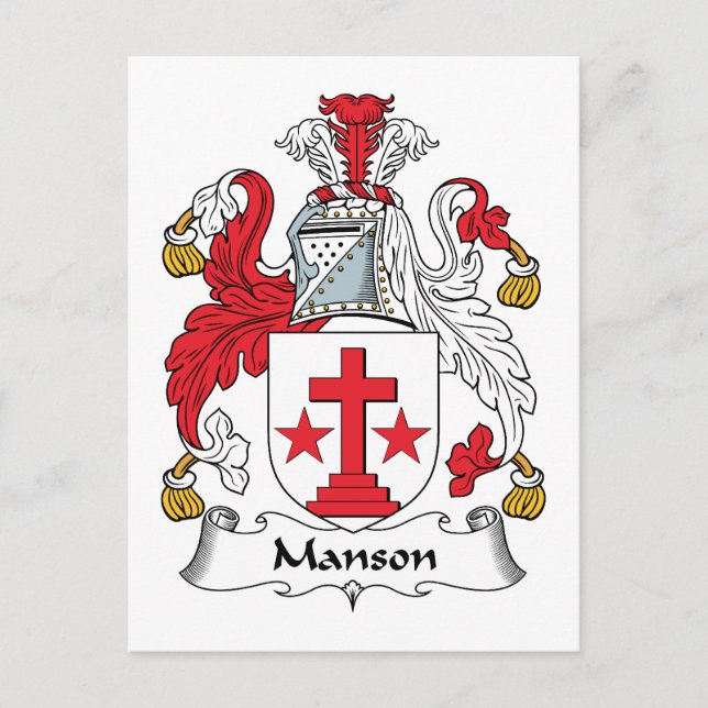 Manson Family Crest Postcard (Front)