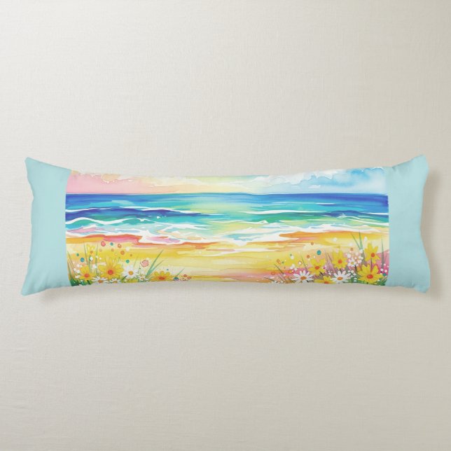 Manta playa de mi vida  body cushion (Front)