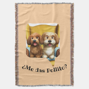 Manta Polar Infantil “Amiguitos Peludos” Throw Blanket