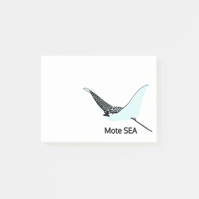 Manta Ray 4 x 3 Post-it Notes (Front)