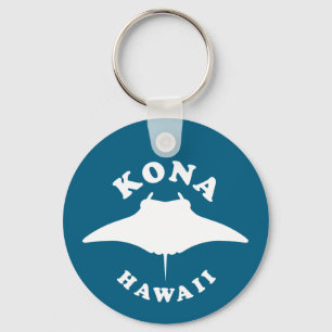 Manta Ray Diving in Kona, Hawaii Key Ring